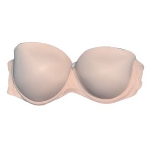 Victoria Secret Pink Nude Strapless Bra
